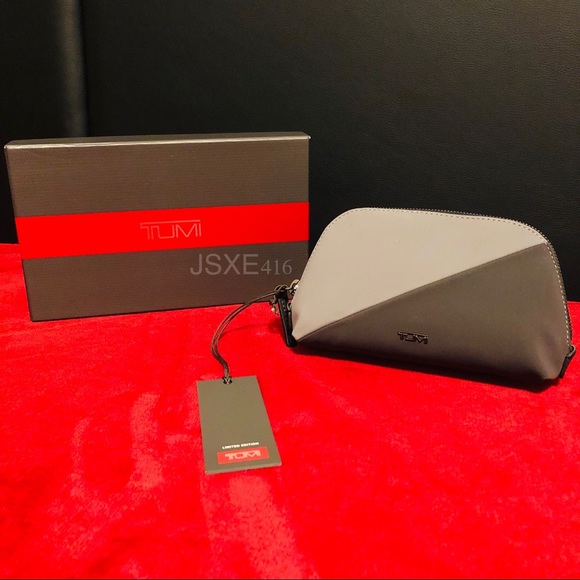 Tumi Limited Edition Domed Pouch in Pieced Grey - Picture 2 of 14